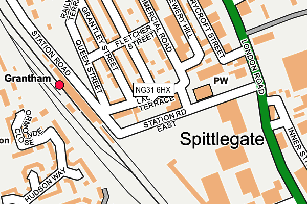 NG31 6HX map - OS OpenMap – Local (Ordnance Survey)
