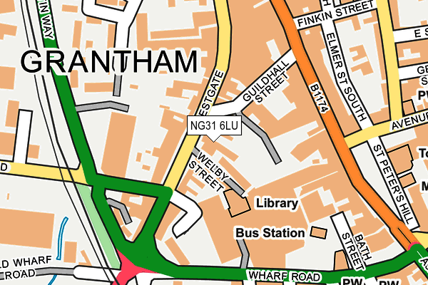 Map of SANDWINDOWS LTD at local scale