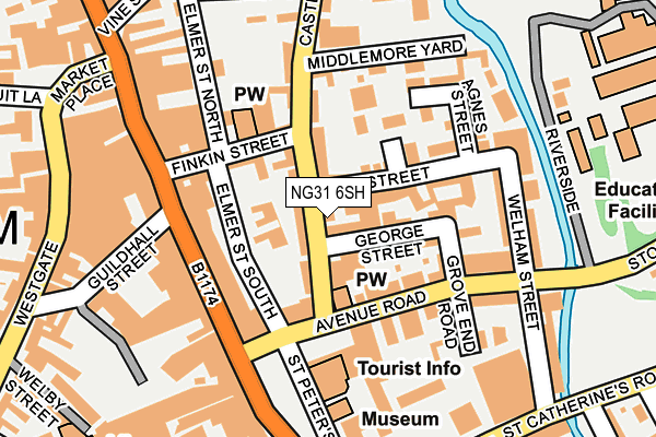 Map of PRICE & SON (INDEPENDENT FAMILY FUNERAL DIRECTORS) LIMITED at local scale