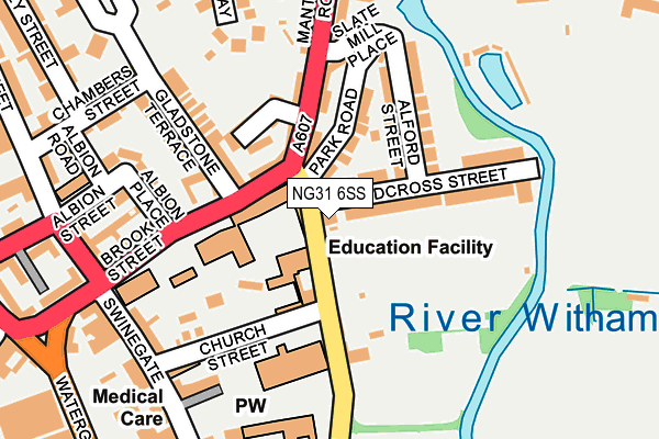 NG31 6SS map - OS OpenMap – Local (Ordnance Survey)