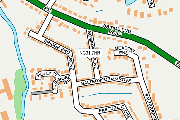 NG31 7HR map - OS OpenMap – Local (Ordnance Survey)
