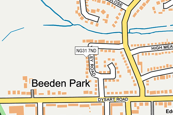 NG31 7ND map - OS OpenMap – Local (Ordnance Survey)