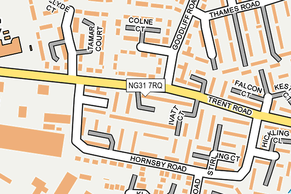 NG31 7RQ map - OS OpenMap – Local (Ordnance Survey)