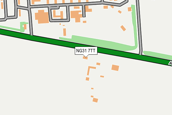 NG31 7TT map - OS OpenMap – Local (Ordnance Survey)