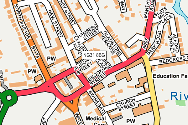 NG31 8BG map - OS OpenMap – Local (Ordnance Survey)