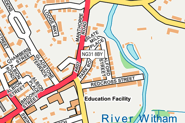 NG31 8BY map - OS OpenMap – Local (Ordnance Survey)