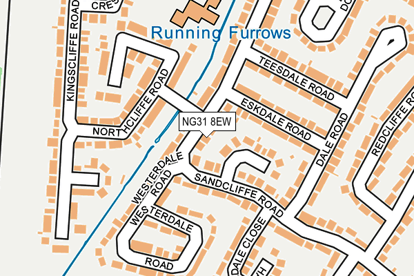 NG31 8EW map - OS OpenMap – Local (Ordnance Survey)