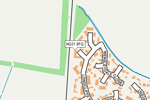NG31 8FQ map - OS OpenMap – Local (Ordnance Survey)