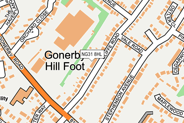 NG31 8HL map - OS OpenMap – Local (Ordnance Survey)