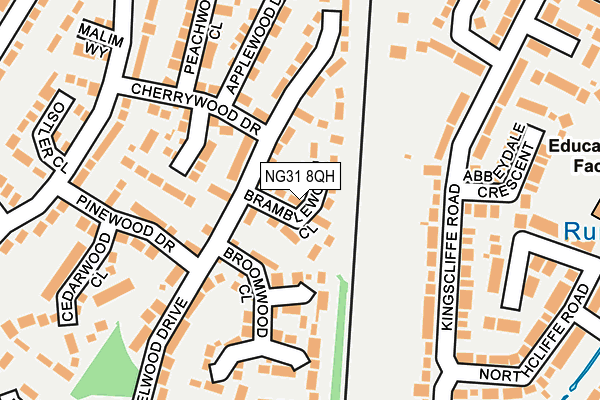 NG31 8QH map - OS OpenMap – Local (Ordnance Survey)