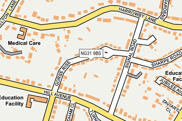 NG31 9BS map - OS OpenMap – Local (Ordnance Survey)