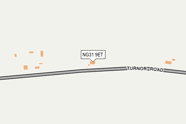 NG31 9ET map - OS OpenMap – Local (Ordnance Survey)