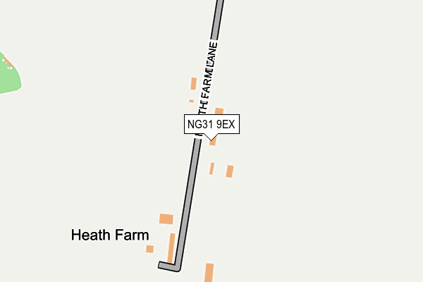 NG31 9EX map - OS OpenMap – Local (Ordnance Survey)