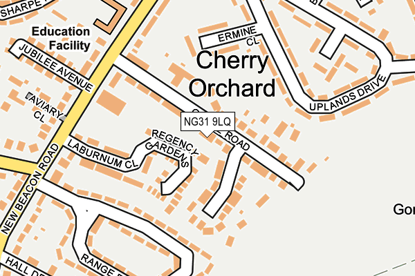 NG31 9LQ map - OS OpenMap – Local (Ordnance Survey)