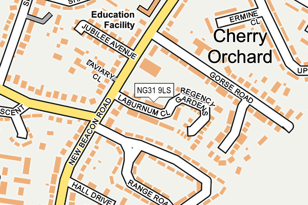 NG31 9LS map - OS OpenMap – Local (Ordnance Survey)