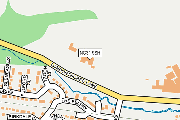NG31 9SH map - OS OpenMap – Local (Ordnance Survey)