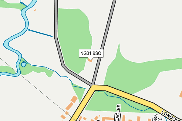 NG31 9SQ map - OS OpenMap – Local (Ordnance Survey)
