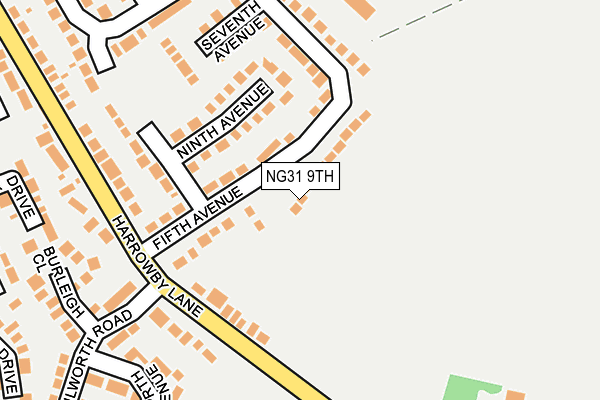 NG31 9TH map - OS OpenMap – Local (Ordnance Survey)