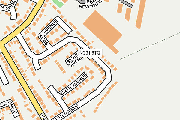 NG31 9TQ map - OS OpenMap – Local (Ordnance Survey)