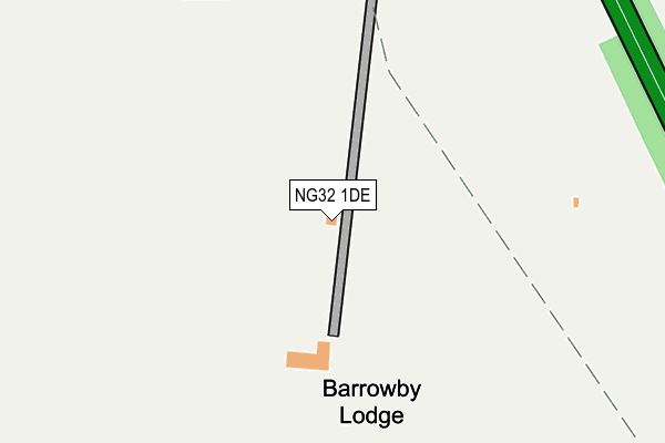 NG32 1DE map - OS OpenMap – Local (Ordnance Survey)