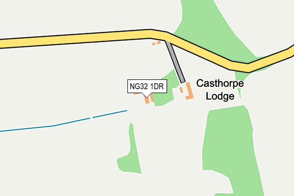 NG32 1DR map - OS OpenMap – Local (Ordnance Survey)