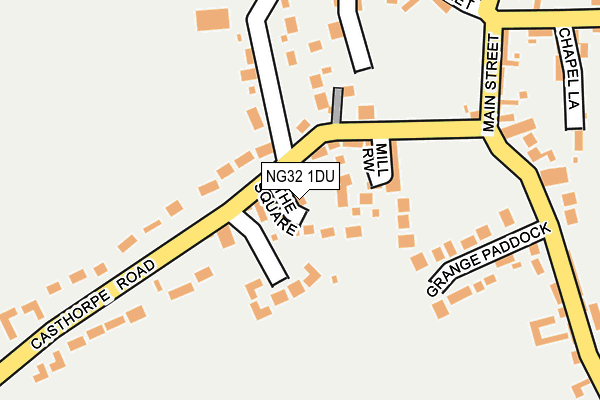 NG32 1DU map - OS OpenMap – Local (Ordnance Survey)