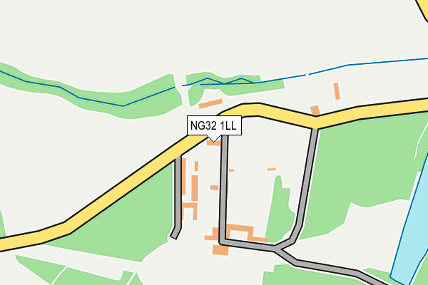 NG32 1LL map - OS OpenMap – Local (Ordnance Survey)