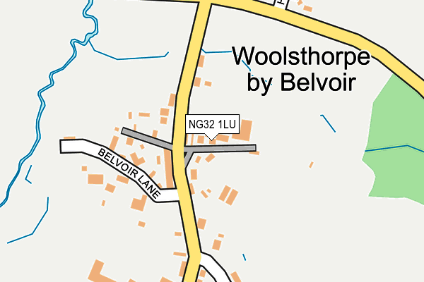 NG32 1LU map - OS OpenMap – Local (Ordnance Survey)