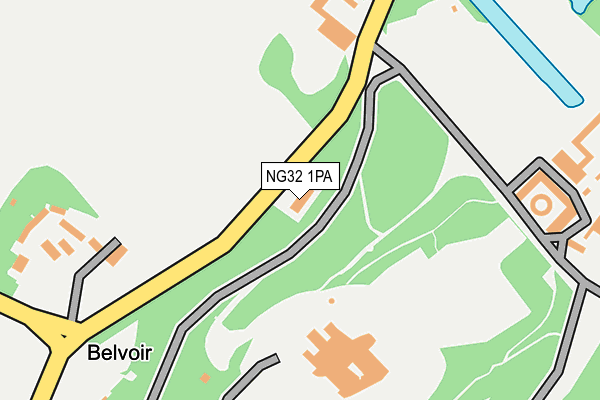 NG32 1PA map - OS OpenMap – Local (Ordnance Survey)