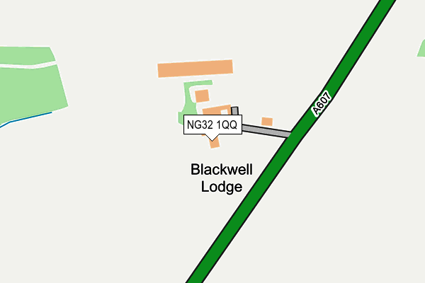 NG32 1QQ map - OS OpenMap – Local (Ordnance Survey)