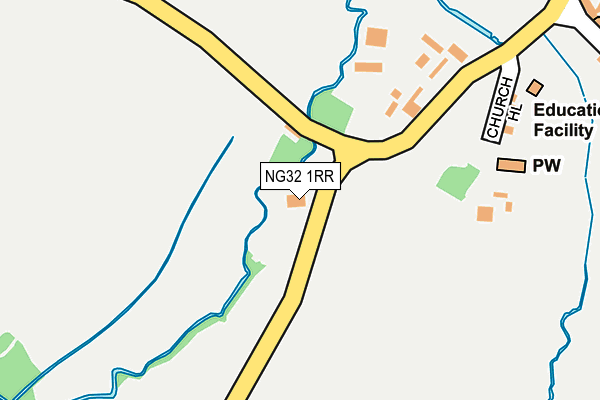 NG32 1RR map - OS OpenMap – Local (Ordnance Survey)