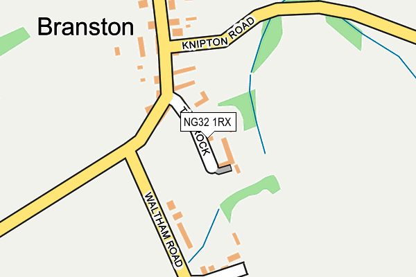 NG32 1RX map - OS OpenMap – Local (Ordnance Survey)