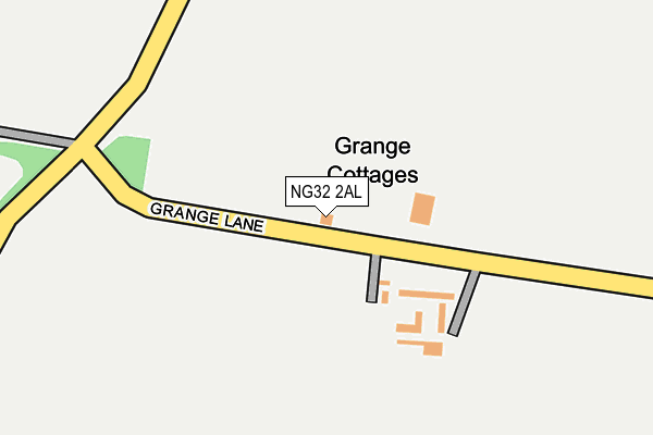 NG32 2AL map - OS OpenMap – Local (Ordnance Survey)