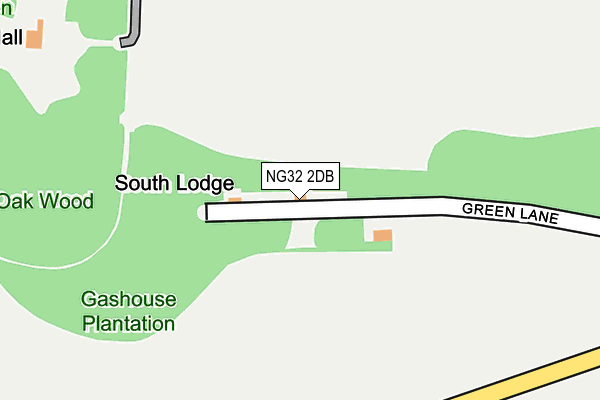 NG32 2DB map - OS OpenMap – Local (Ordnance Survey)