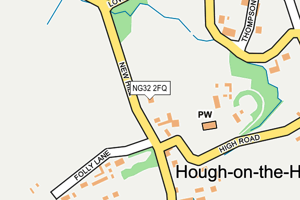 NG32 2FQ map - OS OpenMap – Local (Ordnance Survey)