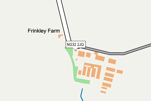 NG32 2JQ map - OS OpenMap – Local (Ordnance Survey)