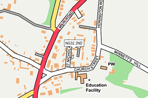 NG32 2ND map - OS OpenMap – Local (Ordnance Survey)