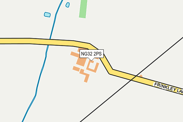NG32 2PS map - OS OpenMap – Local (Ordnance Survey)