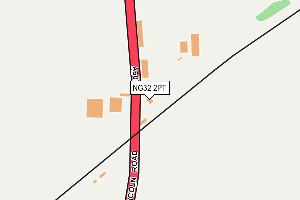 NG32 2PT map - OS OpenMap – Local (Ordnance Survey)