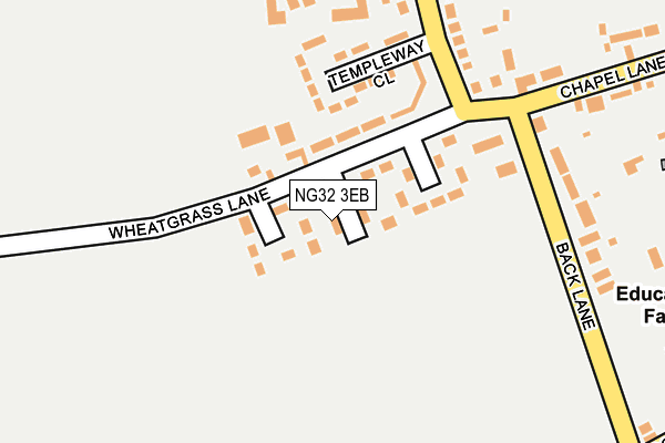 NG32 3EB map - OS OpenMap – Local (Ordnance Survey)