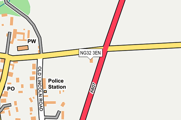 NG32 3EN map - OS OpenMap – Local (Ordnance Survey)