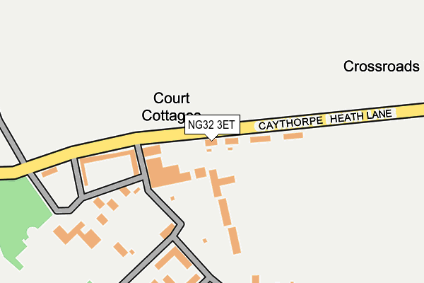 NG32 3ET map - OS OpenMap – Local (Ordnance Survey)