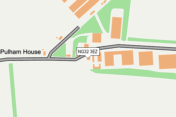 NG32 3EZ map - OS OpenMap – Local (Ordnance Survey)