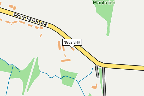 NG32 3HR map - OS OpenMap – Local (Ordnance Survey)