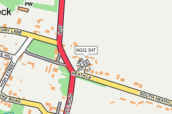 NG32 3HT map - OS OpenMap – Local (Ordnance Survey)