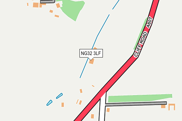 NG32 3LF map - OS OpenMap – Local (Ordnance Survey)