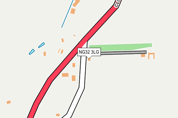 NG32 3LG map - OS OpenMap – Local (Ordnance Survey)