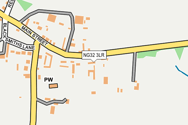NG32 3LR map - OS OpenMap – Local (Ordnance Survey)