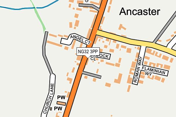 Map of START RIGHT NURSERY (ANCASTER) LIMITED at local scale
