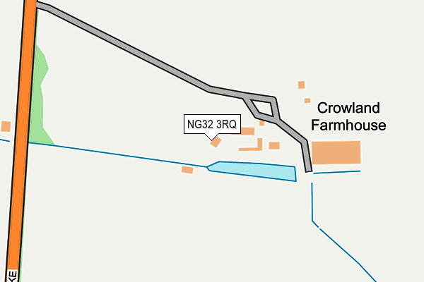 NG32 3RQ map - OS OpenMap – Local (Ordnance Survey)